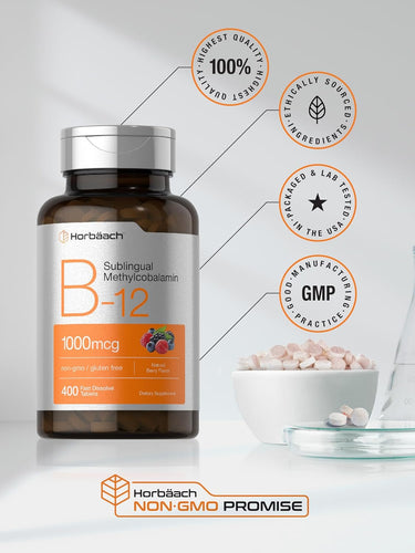 Vitamin B12 1000mcg | 400 Tablets