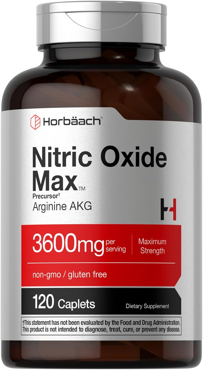 Intensificador de Óxido Nítrico 3600mg por porção | 120 Comprimidos