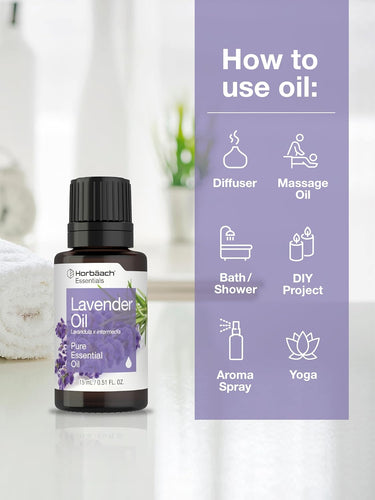 Lavender Essential Oil | .5oz Liquid