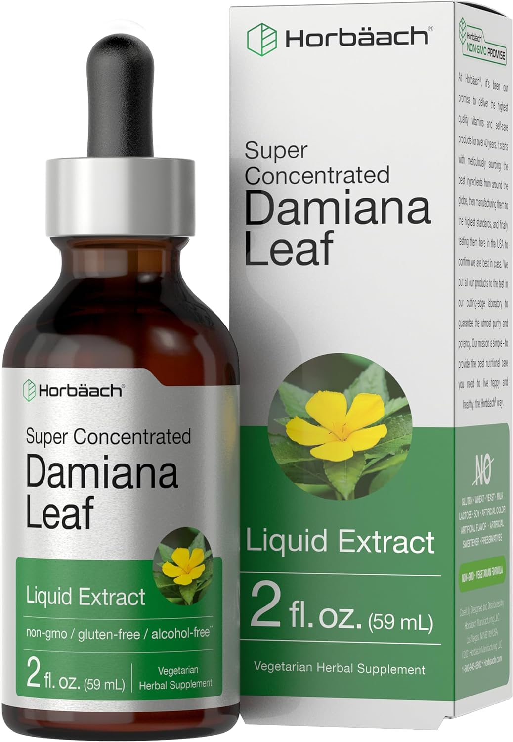 Damiana Leaf Extract | 2oz Liquid