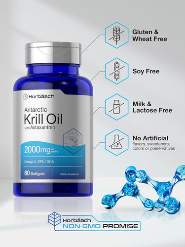 Krill Oil 2000mg per serving | 60 Softgels