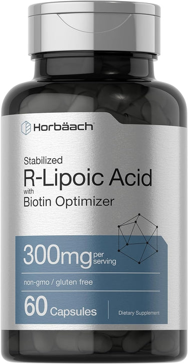 R Lipoic Acid 300mg Stabilized | 60 Capsules