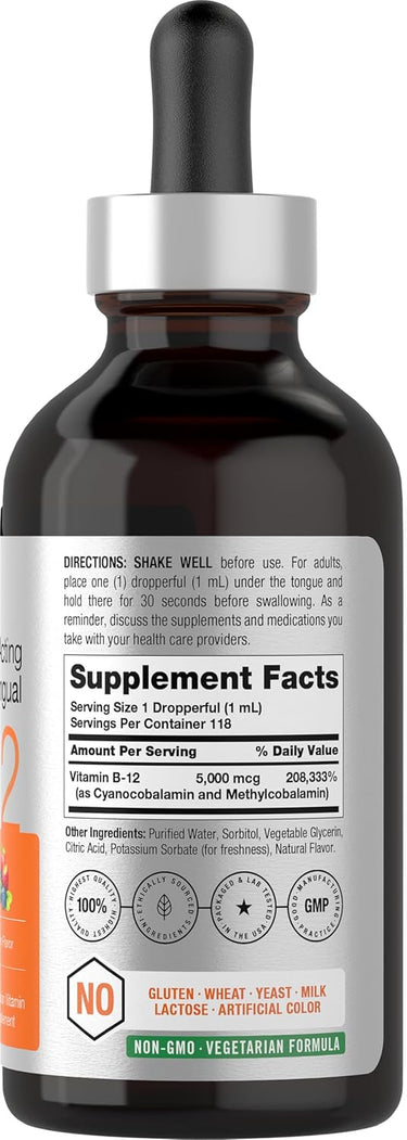 Vitamin B-12 5000mcg | 4oz