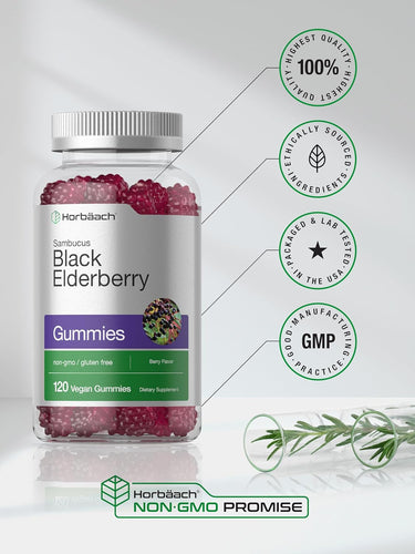 Black Elderberry | 120 Gummies