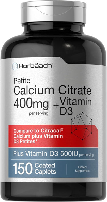 Calcium Citrate with Vitamin D-3 | 150 Caplets
