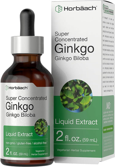 Ginkgo Biloba Leaf Liquid Extract | 2 fl oz