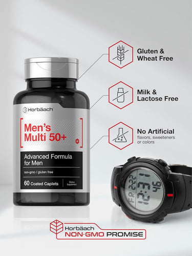 Multivitamin for Men 50 Plus | 60 Caplets