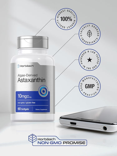 Astaxanthin 10mg | 60 Softgels