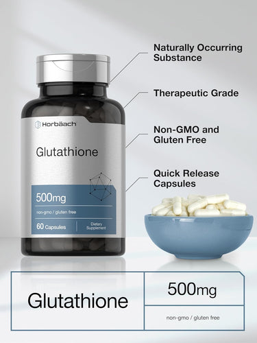 Glutathione 500mg | 60 Capsules