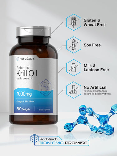 Krill Oil 1000mg | 300 Softgels