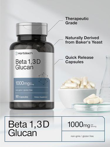 Beta Glucan 1,3D 1000mg | 90 Capsules