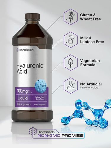 Hyaluronic Acid 100mg | 16oz Liquid