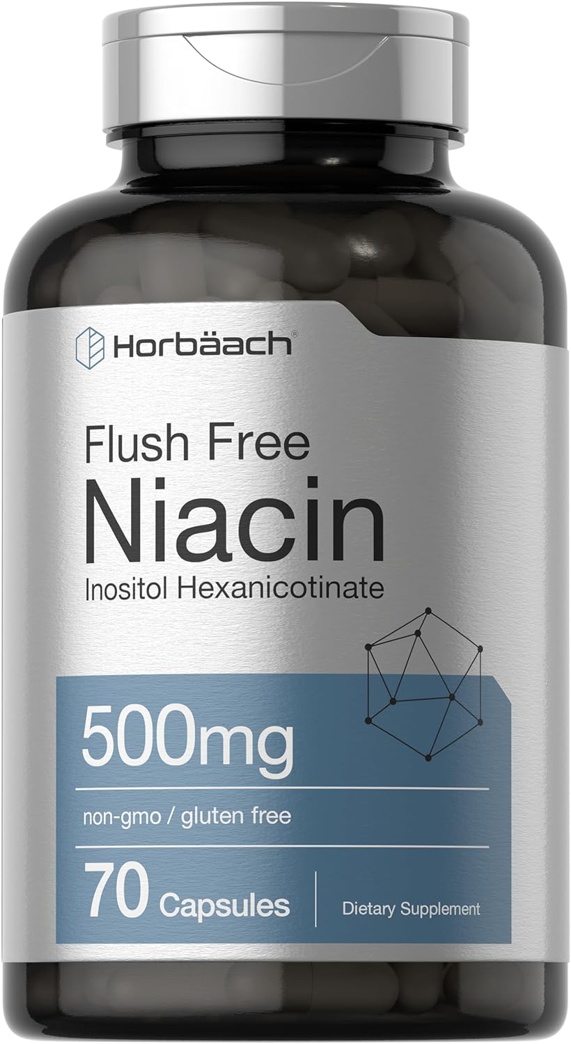 Niacin Flush Free 500mg | 70 Capsules