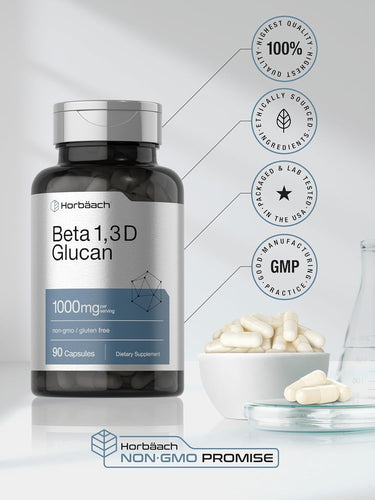 Beta Glucan 1,3D 1000mg | 90 Capsules