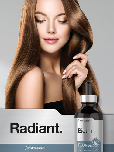 Biotin Drops 10000mcg | 4oz Liquid