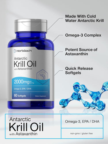 Krill Oil 2000mg per serving | 60 Softgels