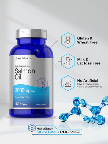 Fish Oil Salmon 3000mg | 180 Softgels