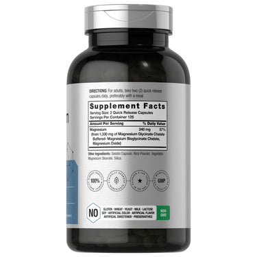 Supplement bottle with label showing 'Supplement Facts' on a white background