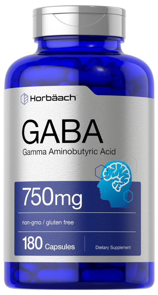 GABA (Gamma Aminobutyric Acid) 750mg | 180 Capsules