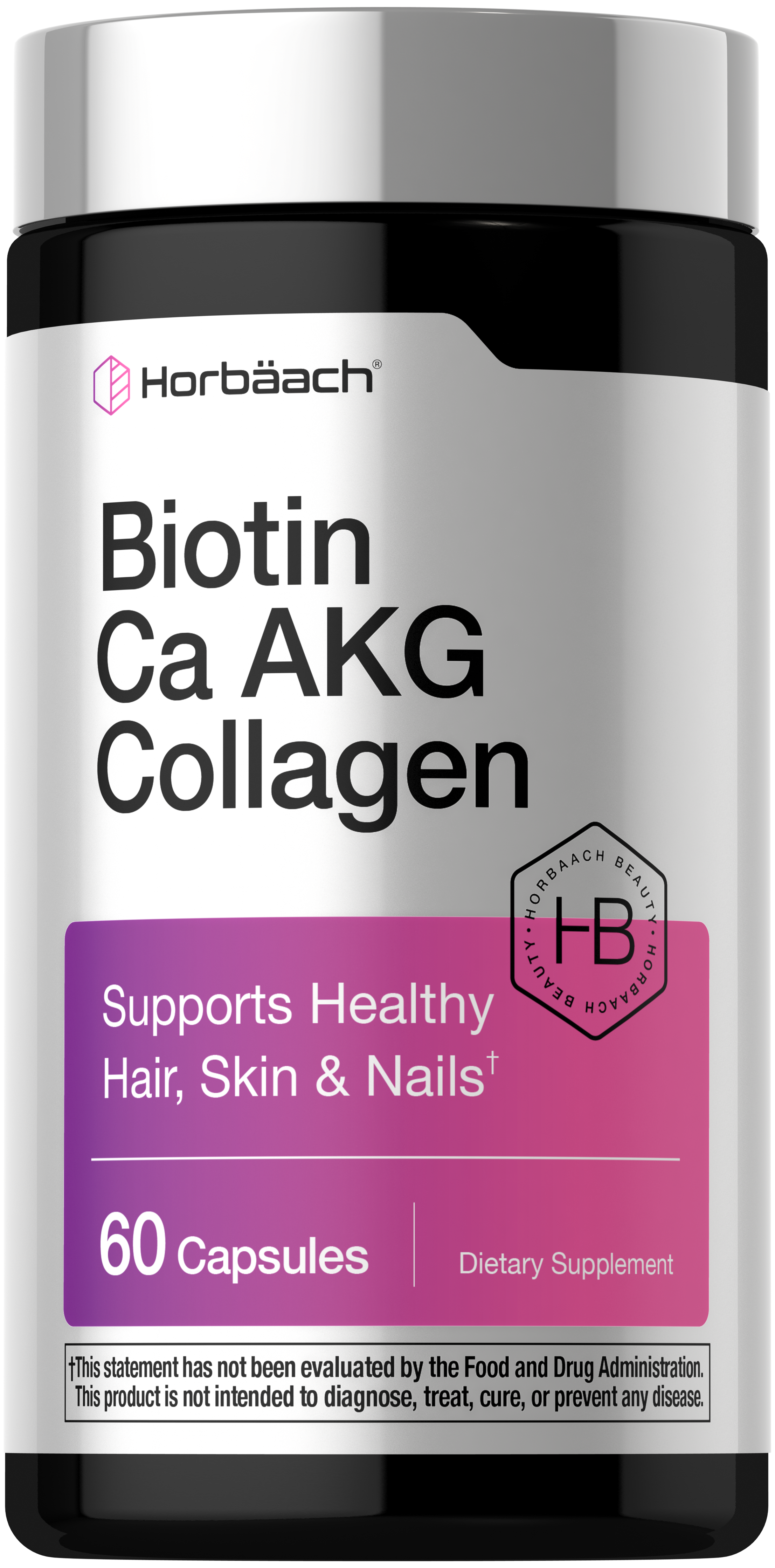 Biotin and Collagen Supplement | 60 Capsules