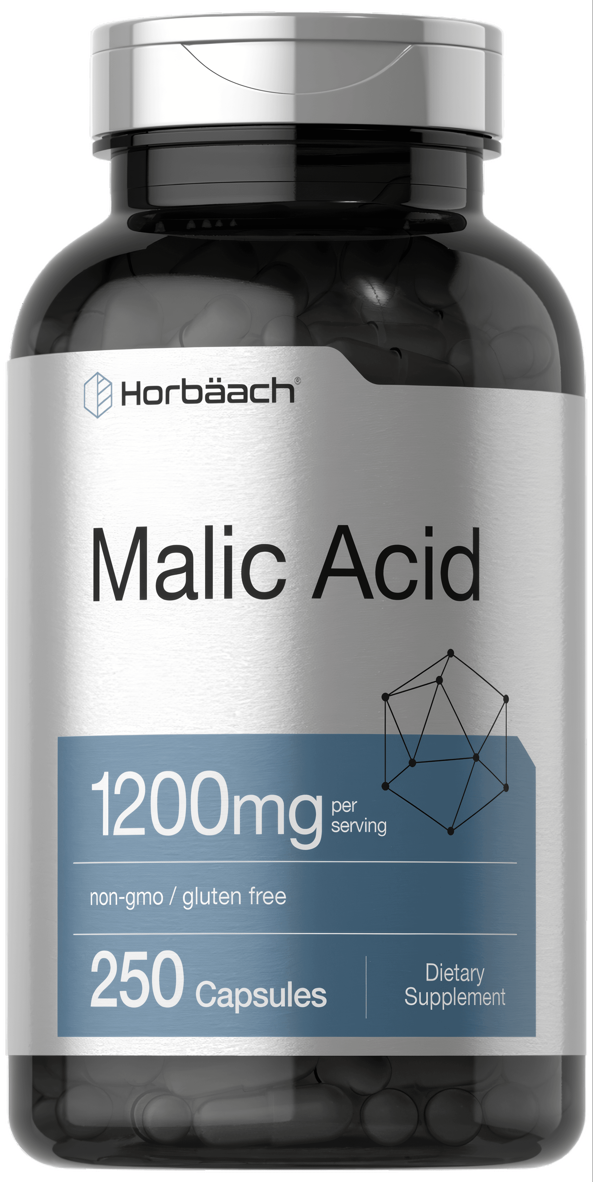 Malic Acid 1200mg per serving | 250 Capsules