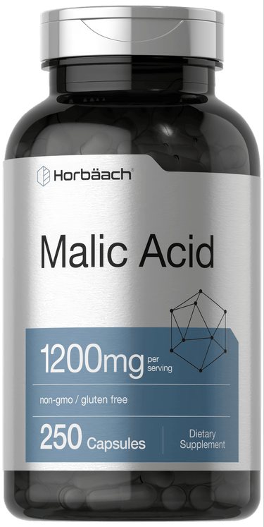View 1 Malic Acid 1200mg per serving | 250 Capsules