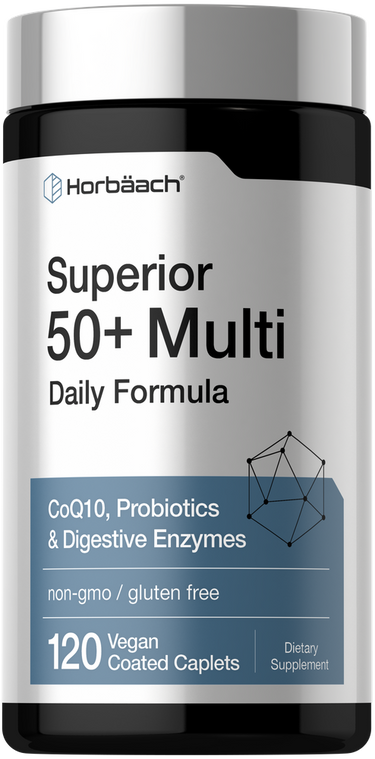 View 1 Multivitamin for Men and Women Over 50 | 120 Vegan Caplets