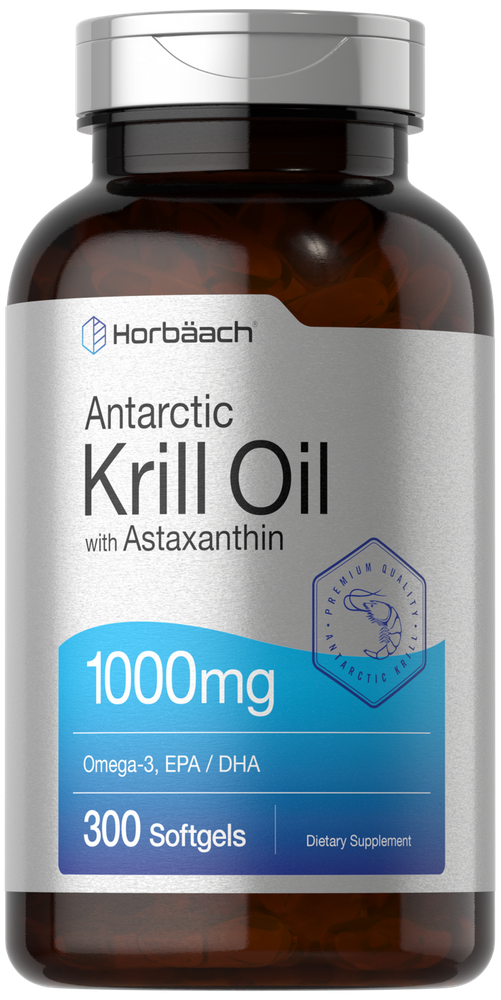 Aceite de Kril 1000mg | 300 Cápsulas Blandas