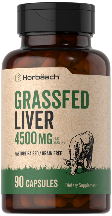 Grass Fed Beef Liver 4500mg | 90 Capsules