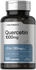 Supplement bottle labeled 'Quercetin 1000mg + Zinc 100mg' by Horbaach on a white background.