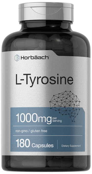 L-Tyrosine Supplement 1000mg | 180 Capsules