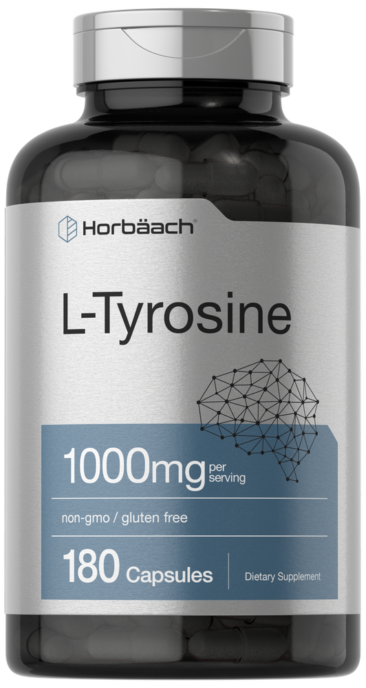 L-Tyrosine 1000mg | 180 Capsules