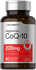 Horbaach CoQ-10 supplement bottle with label on a white background