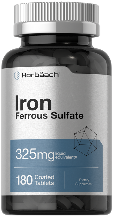 Iron Ferrous Sulfate 325mg | 180 Count