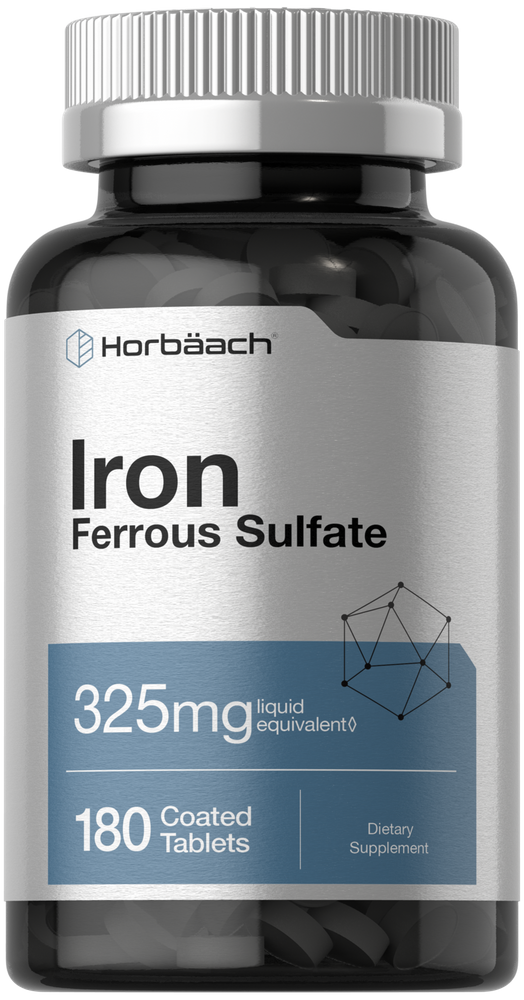Iron Ferrous Sulfate 325mg | 180 Count