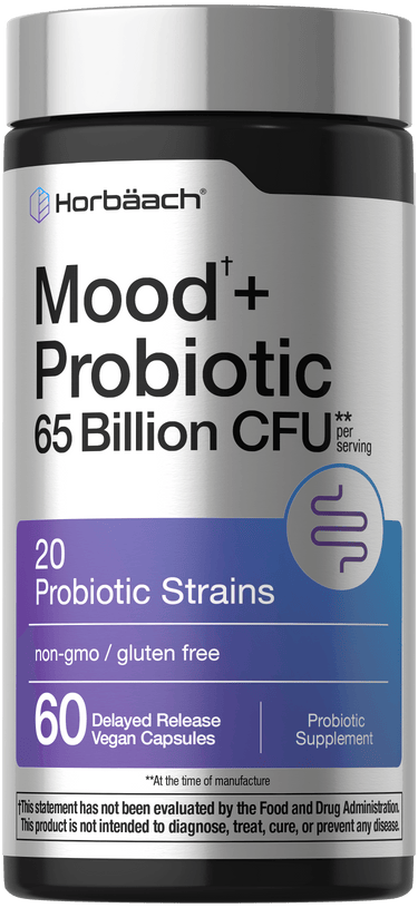 View 1 Mood Probiotics for Women and Men | 65 Billion CFU