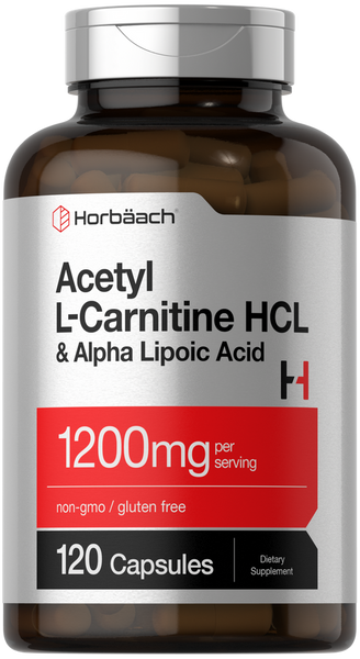 Acetil L-Carnitina HCL y Ácido Alfa Lipoico 1200mg por porción
