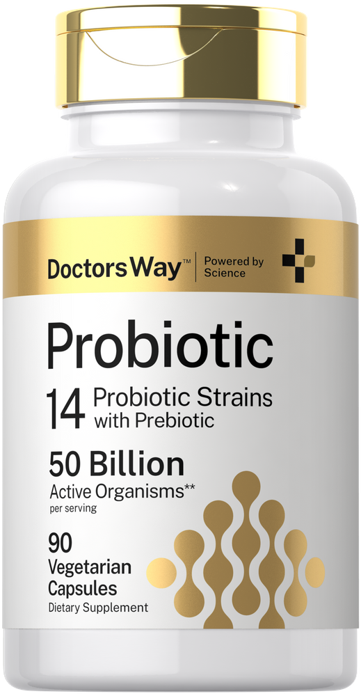 Probiotic | 50 Billion Active Organisms | 90 Capsules