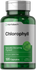 Green supplement bottle labeled 'Chlorophyll' with Horbaach branding on a white background
