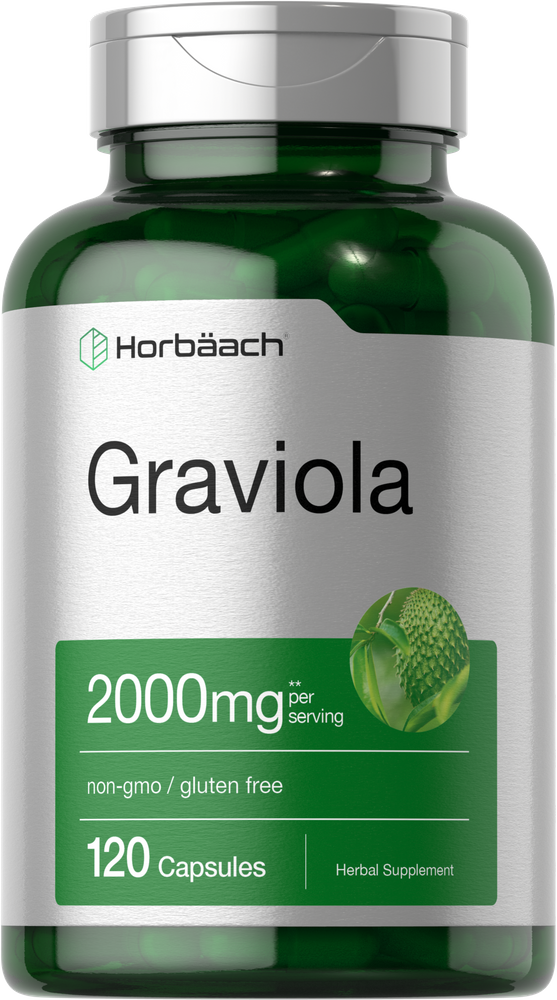 Extrait de Graviola 2000mg par portion | 120 Capsules