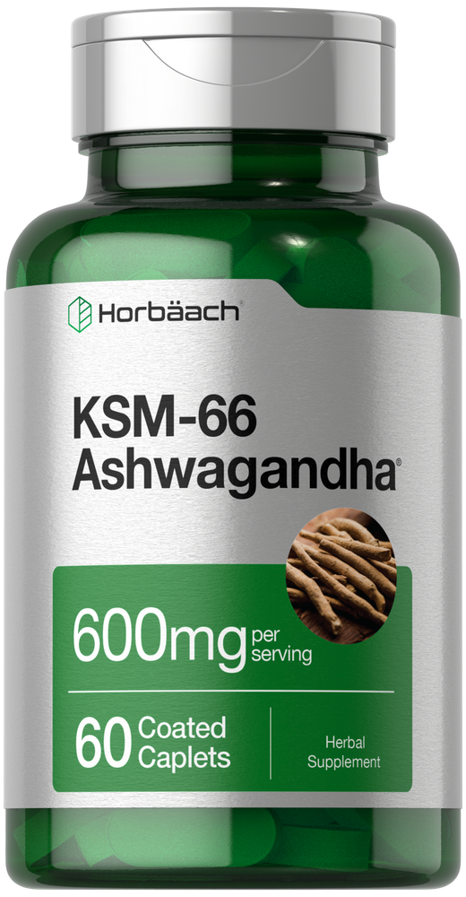 KSM-66 Ashwagandha 600mg por porción | 60 Cápsulas