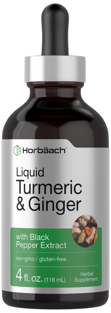 Turmeric and Ginger Drops | 4oz Liquid