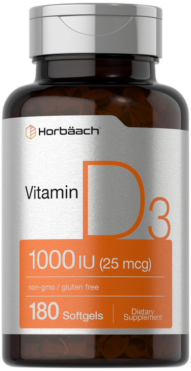 Vitamin D-3 1000IU | 180 Softgels