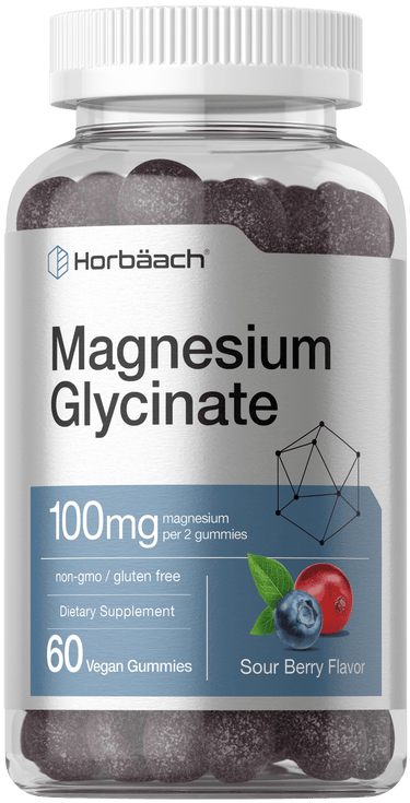 View 1 Magnesium Glycinate 100mg | Sour Berry Flavor
