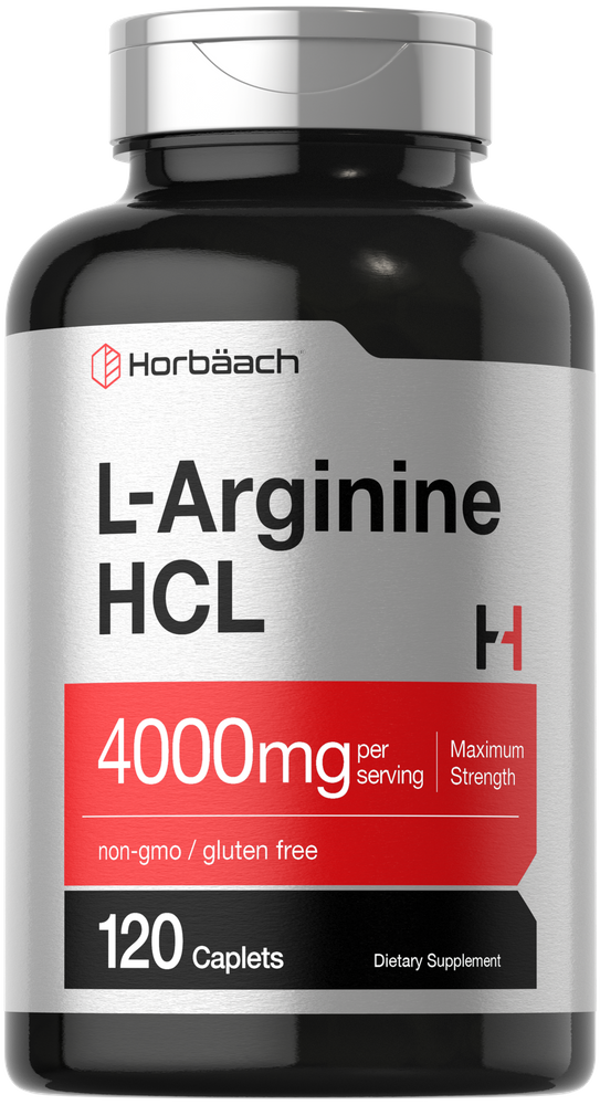 L-Arginine 4000mg per serving | 120 Caplets