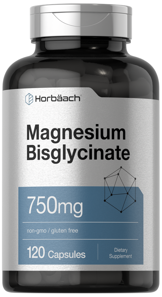 Magnesium Bisglycinate 750mg | 120 Capsules