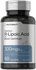 Bottle of Horbaach R-Lipoic Acid supplement with a silver cap.