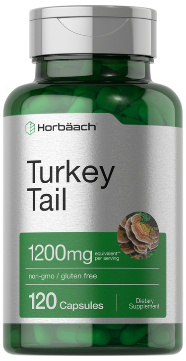 Turkey Tail Mushroom 1200mg | 120 Capsules
