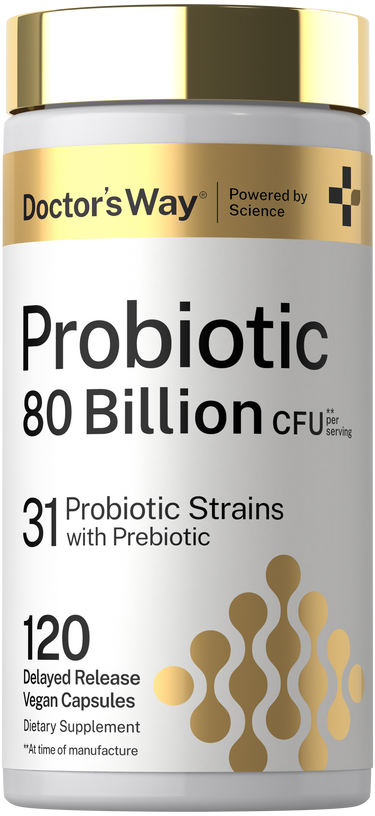 View 1 Probiotic for Women and Men | 80 Billion CFU | 120 Capsules