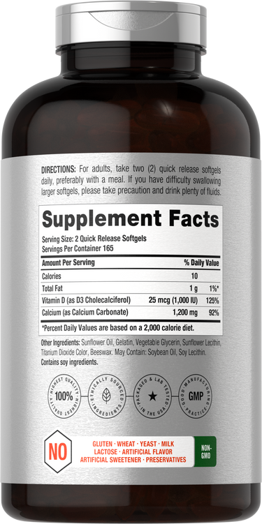 View 2 Calcium 1200 mg with Vitamin D3